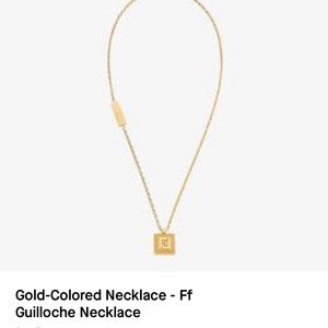 Barely worn gold Fendi chain!
